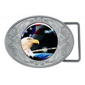 Stock Belt Buckle W/ Custom Digital Decal